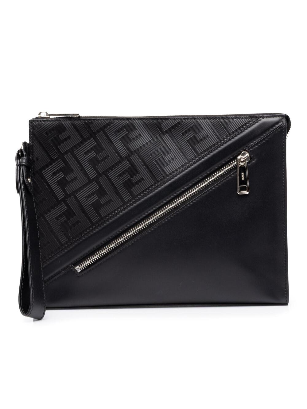 Fendi Zucca Shadow Calfskin Diagonal #366383F64B